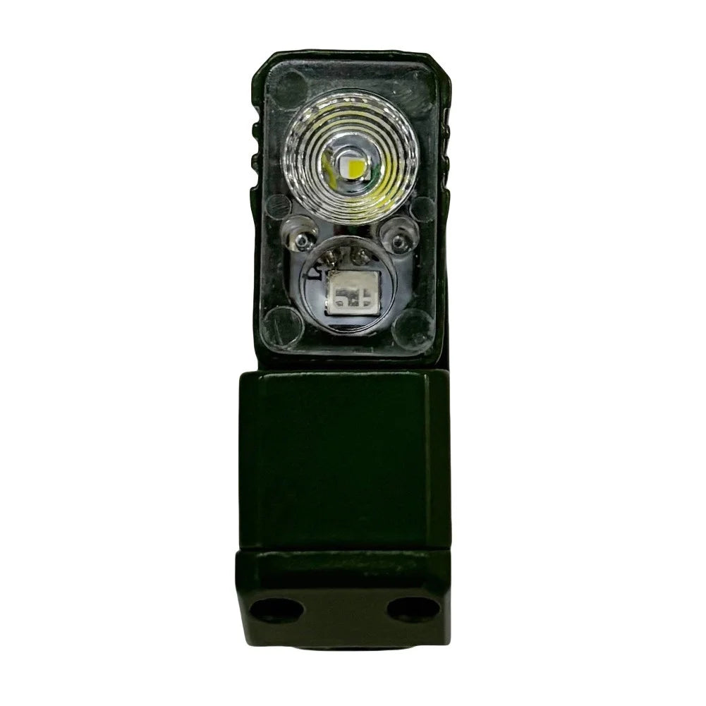 Portable Rechargeable EDC Flashlight 400 Lumens Flat Pocket Flashlight Magnetic Keychain Flashlight for Outdoor Camping Hiking