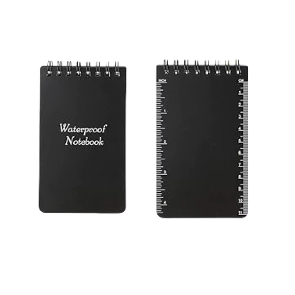 Waterproof Pocket Notebook Tactical All Weather Pocket Notepads with Lined Pages, Spiral Notebook Mini Memo Pad Note Pads