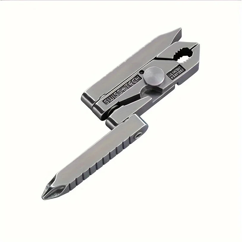 EDC 6-In-1 Portable Foldable Mini Pliers, Multifunctional Outdoor Survival Clamp Tool, Camping Equipment, Pocket Accessories