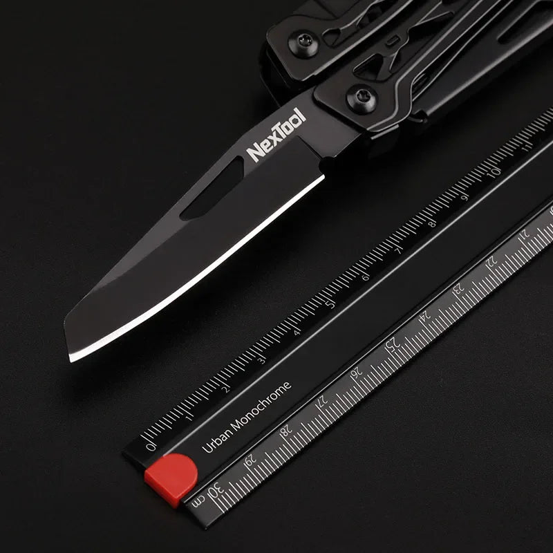 Black Knight 11 in 1 Multitool Pliers EDC Outdoor Survival Folding Scissors Multi Tool with Optional Kydex Sheath