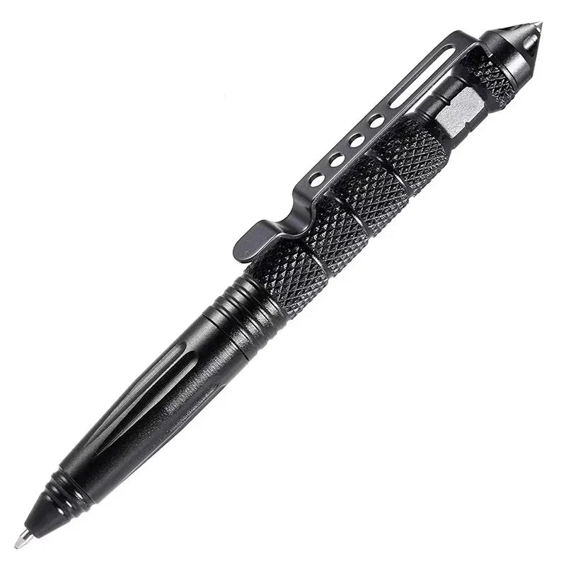 Multifunctional Tactical Pen Outdoor Portable Tungsten Steel Protective Window Pen Men'S Women'S Wolf Pen Body Pen