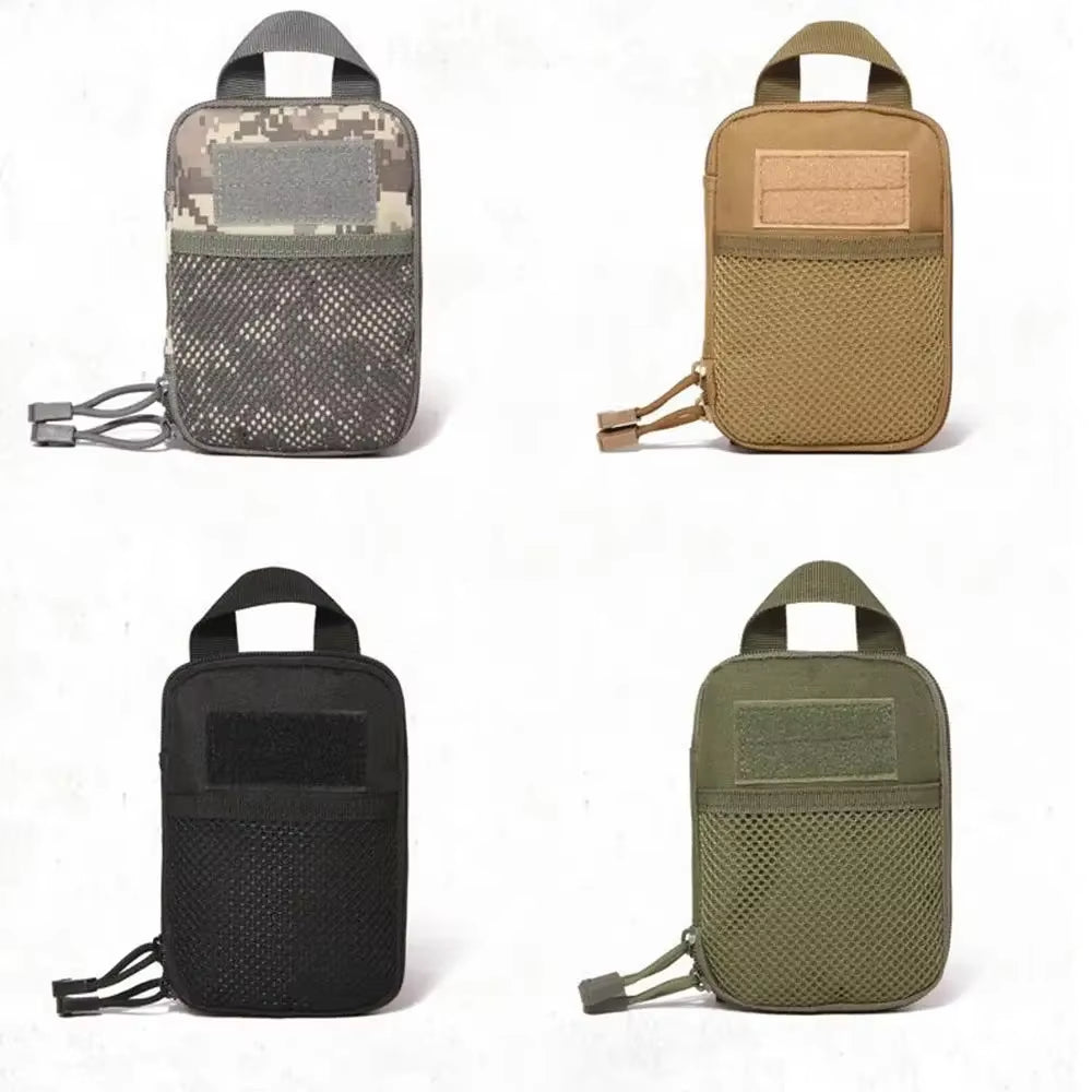 600D Nylon Tactical Bag Outdoor Molle Waist Fanny Pack Phone Pouch Belt Waist Bag EDC Gear Hunting Bag Gadget Purses