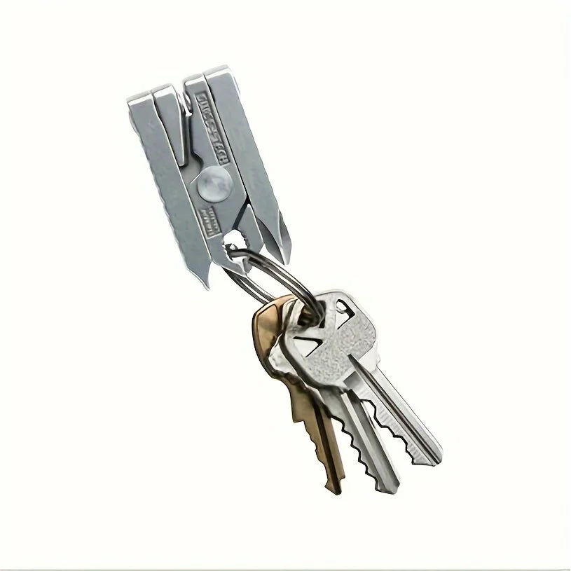 EDC 6-In-1 Portable Foldable Mini Pliers, Multifunctional Outdoor Survival Clamp Tool, Camping Equipment, Pocket Accessories