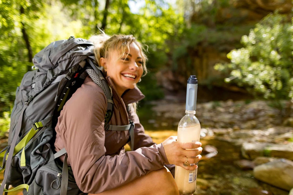 Peak Series Solo Water Filter, Mountain Blue