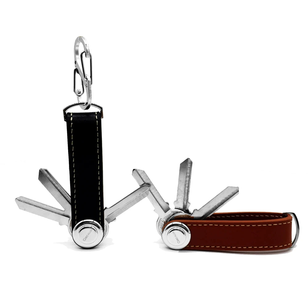 Genuine Leather Keywallet Keychain Key Holder DIY Key Organizer