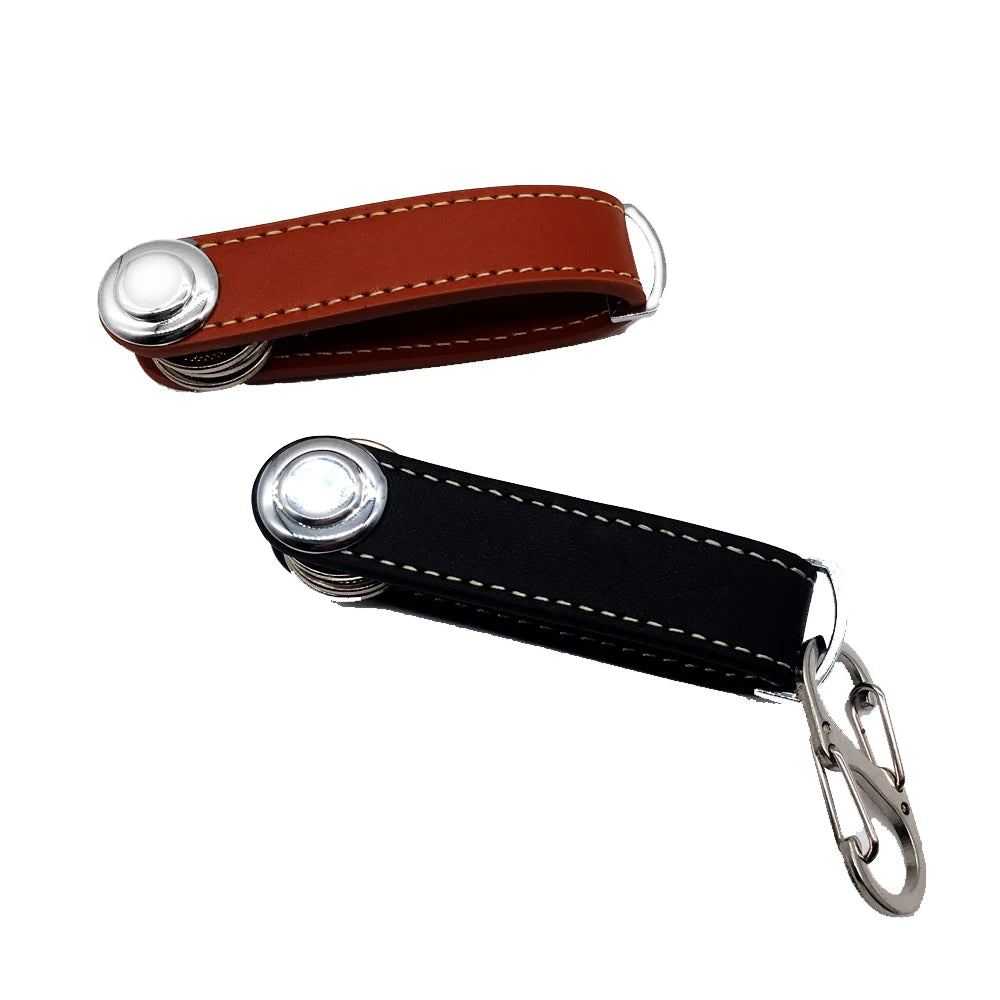 Genuine Leather Keywallet Keychain Key Holder DIY Key Organizer