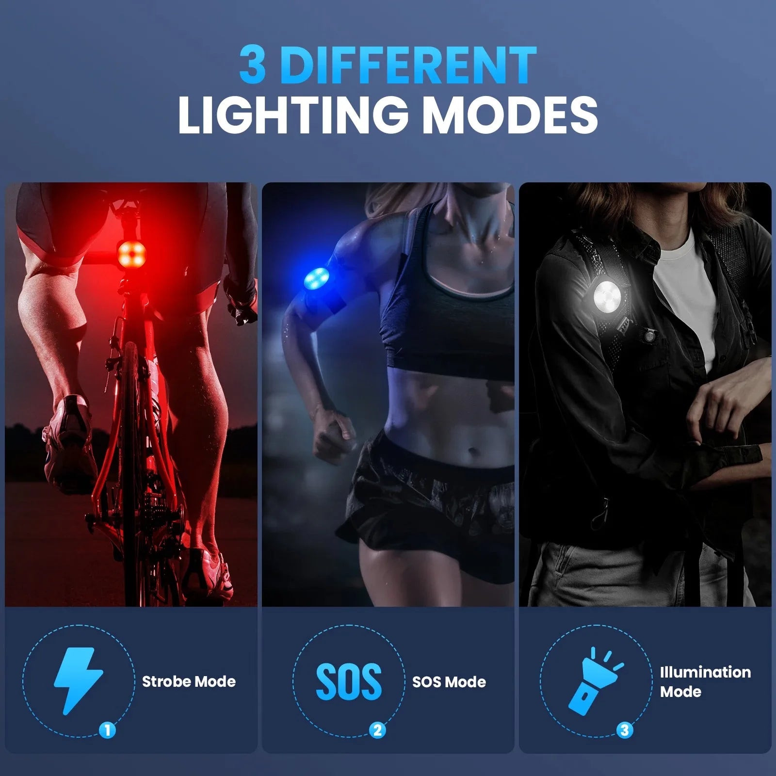 Keychain Personal Alarm Recharge Portable Emergency SOS Security Flashlight Self Defense Alarm for Women Children Elders