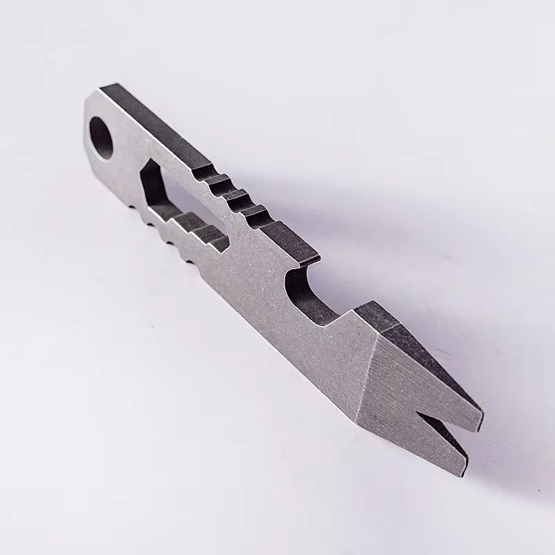 Mini EDC Multifunctional Tool Screwdriver Pry Bar Bottle Opener Portable Outdoor Survival Storage Pry Bar Nail Remover