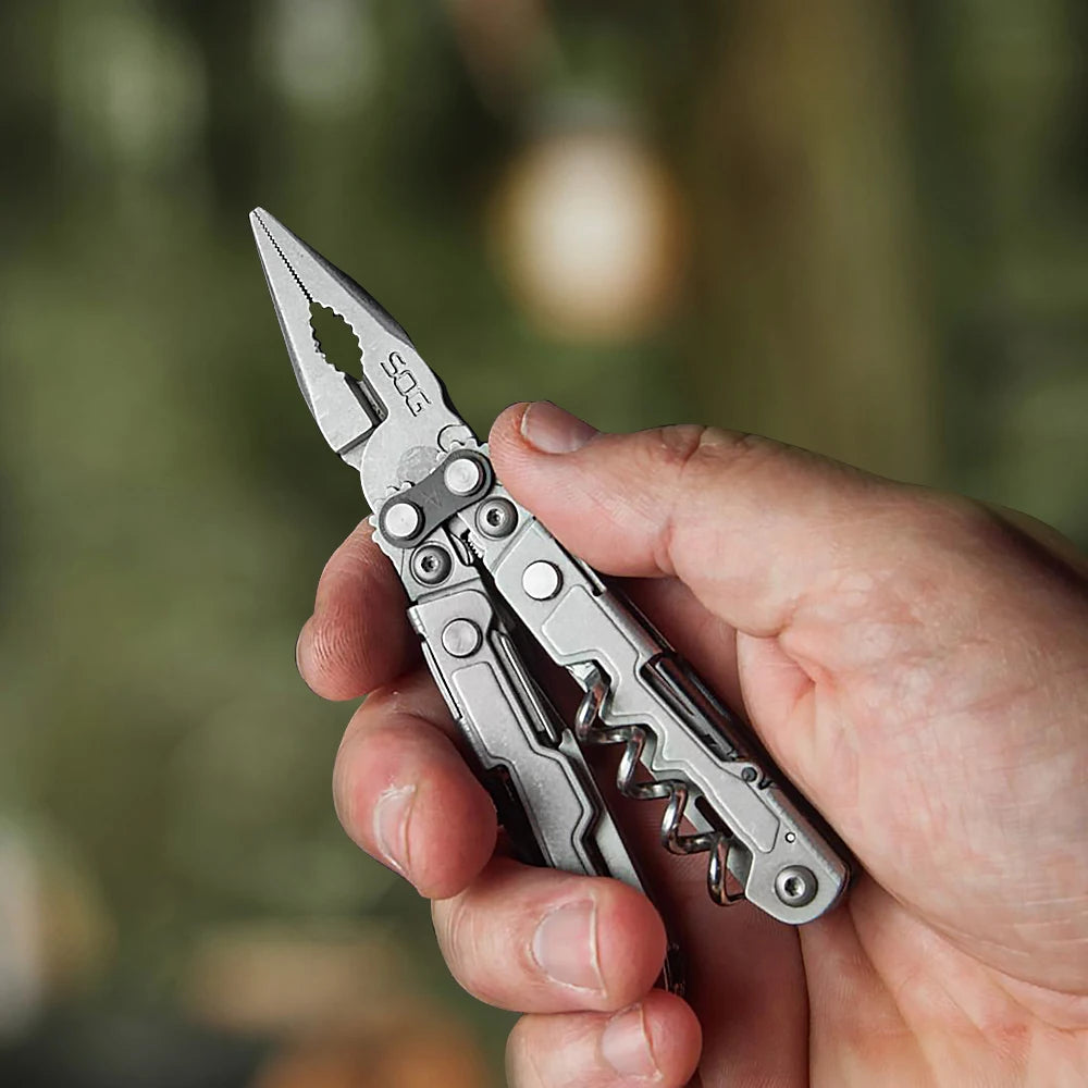 Powerlitre Multi-Tool Lightweight Mini EDC Hiking Pliers Professional Tool Camping Functional Outdoor Hand Tools PL1001/1002