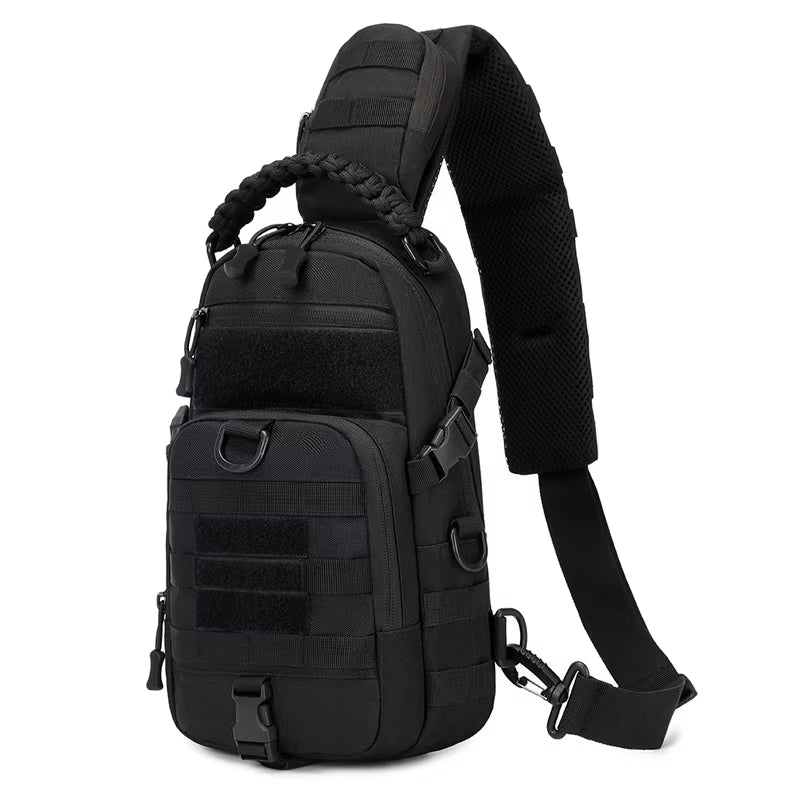 Camping Chest Bag Tactical Backpack for Men Sport Shoulder Outdoor Hiking Climbing Cycling Fishing Travel MOLLE Sling Fanny Pack