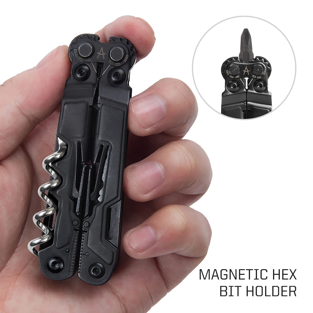 Powerlitre Multi-Tool Lightweight Mini EDC Hiking Pliers Professional Tool Camping Functional Outdoor Hand Tools PL1001/1002