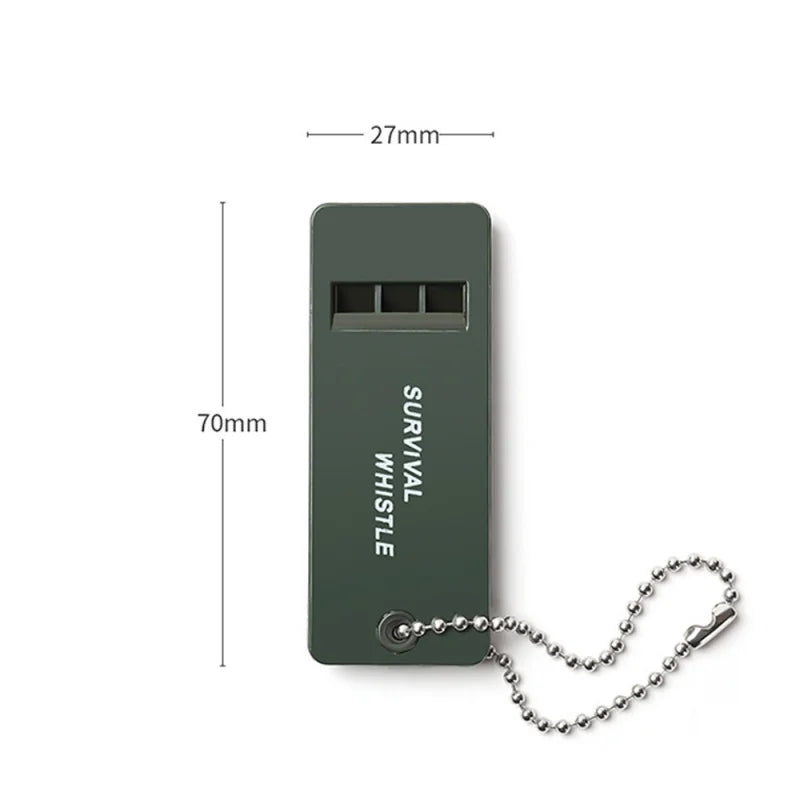 High Decibel Survival Whistle Portable Outdoor Multiple Audio Whistle Camping Emergency Hiking Accessories Edc Tool