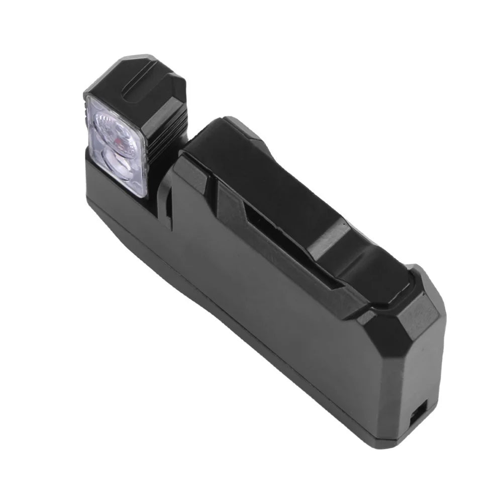 Portable Rechargeable EDC Flashlight 400 Lumens Flat Pocket Flashlight Magnetic Keychain Flashlight for Outdoor Camping Hiking