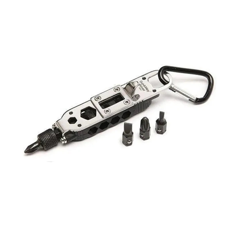 Multifunctional Mini Screwdriver Outdoor EDC Keychain Shape Screwdrivers Portable Steel Repair Tool